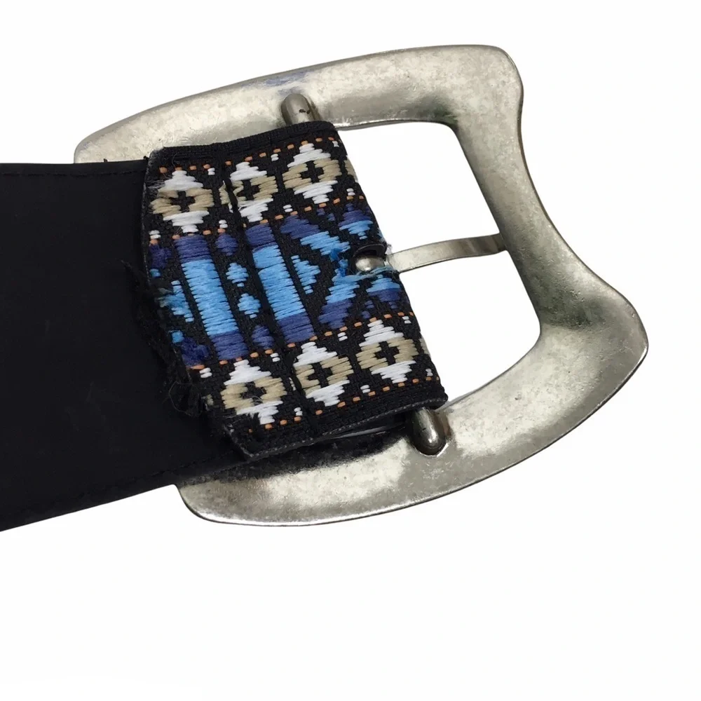 VINTAGE Guitar Strap Belt Woven Southwestern Boho Retro Y2K 90s Grunge Rock Band